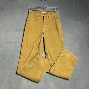Levis 94 Jeans Womens Size 24 Brown Baggy Loose Corduroy Cotton